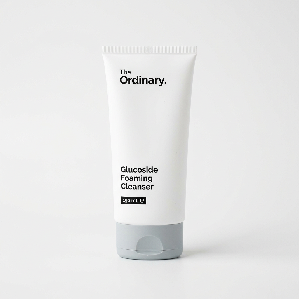 AI-generated mockup of The Ordinary Glucoside Foaming Cleanser 150 ml